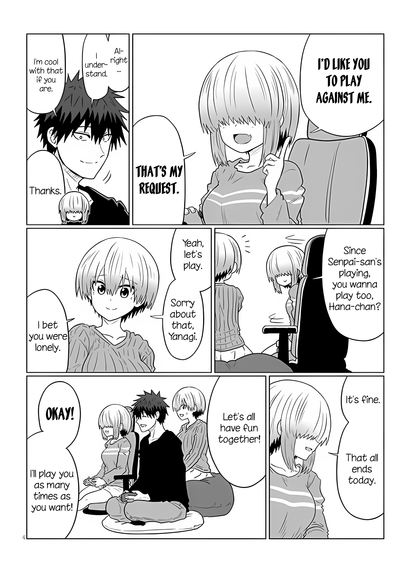 Uzaki-chan wa Asobitai! Chapter 110 4